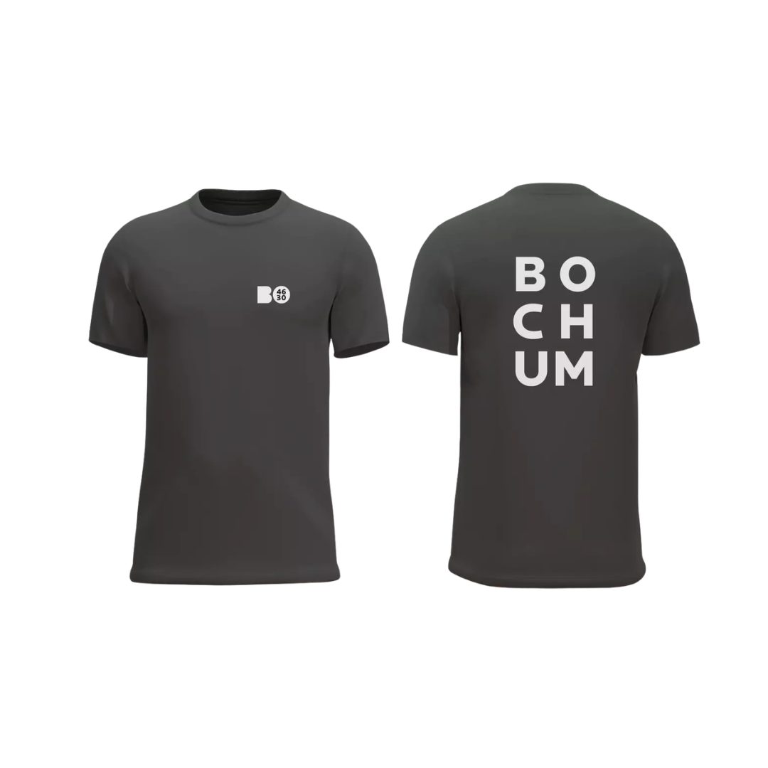 "4630 Bochum" T-Shirt, schwarz