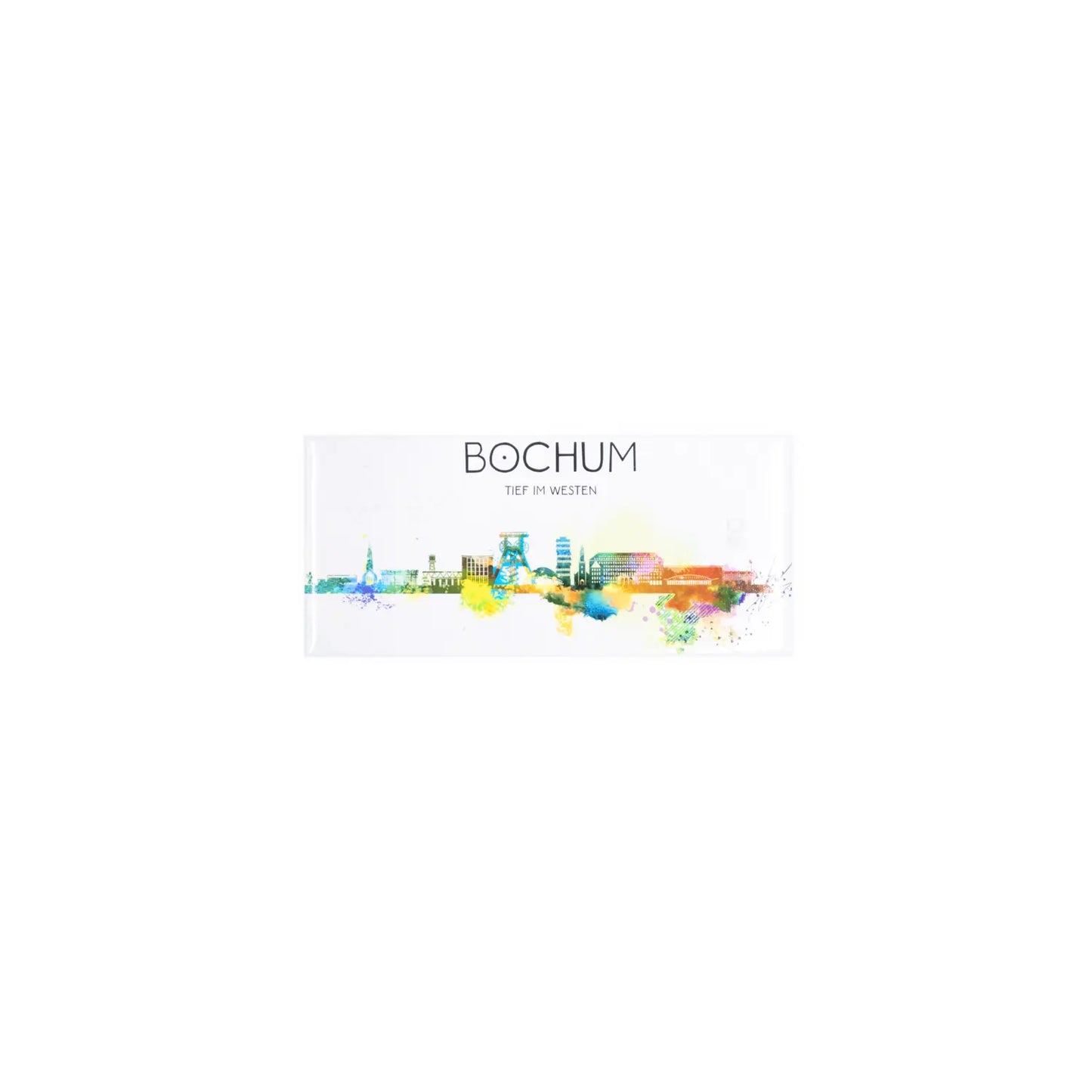 Skyline Bochum Magnet, bunt