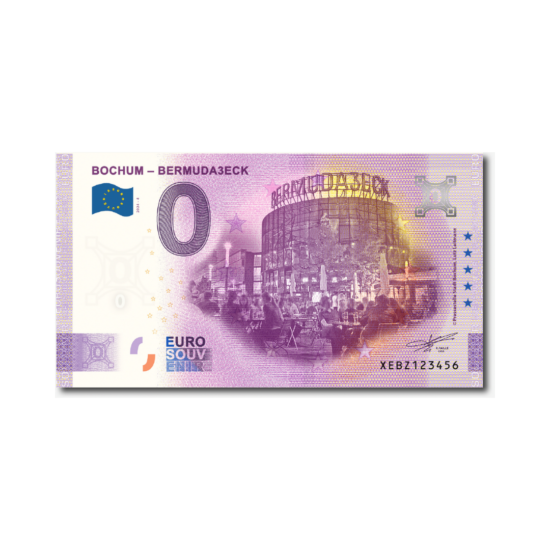 Null-Euro-Schein Bermuda3Eck