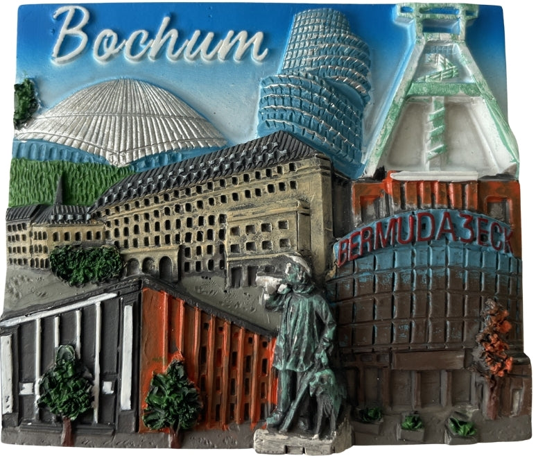Reliefmagnet "Bochum"