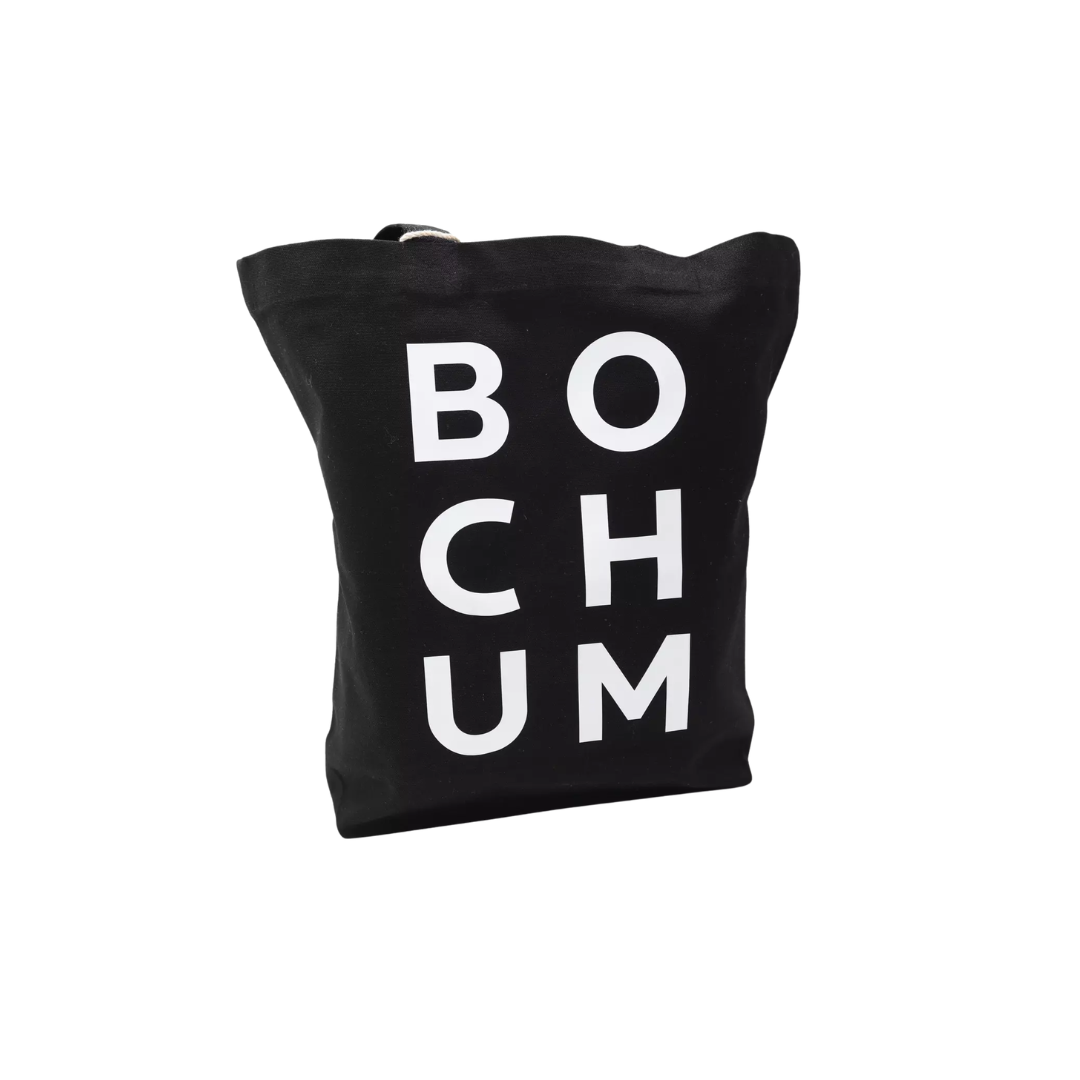 "4630 Bochum" Einkaufstasche, schwarz