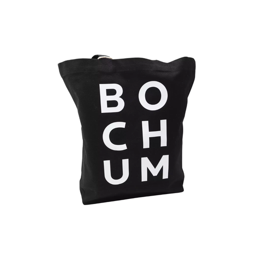 "4630 Bochum" Einkaufstasche, schwarz