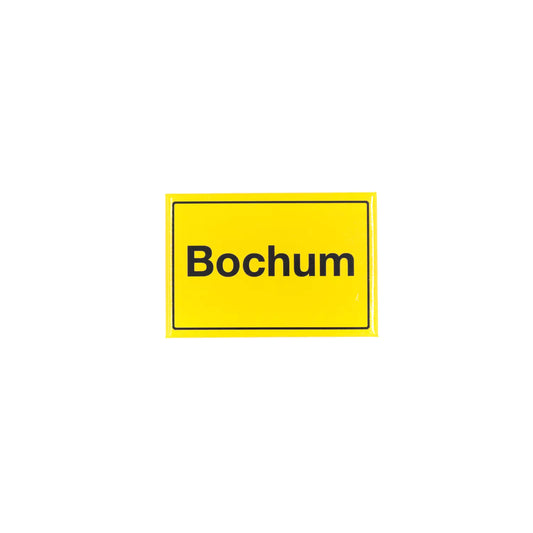 Bochumer Ortsschild Magnet