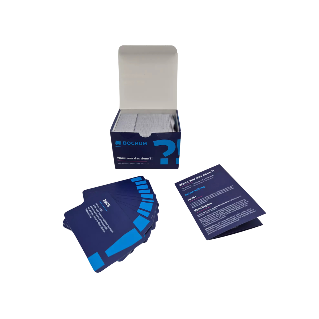 Wann war das denn?! Bochum Quiz Kartenspiel