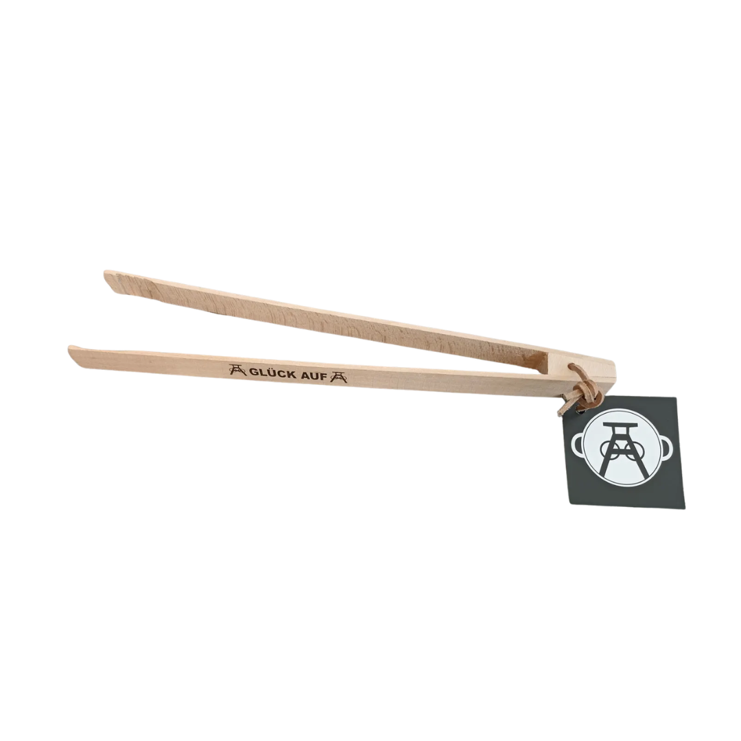 Glück Auf! Grillzange aus Holz