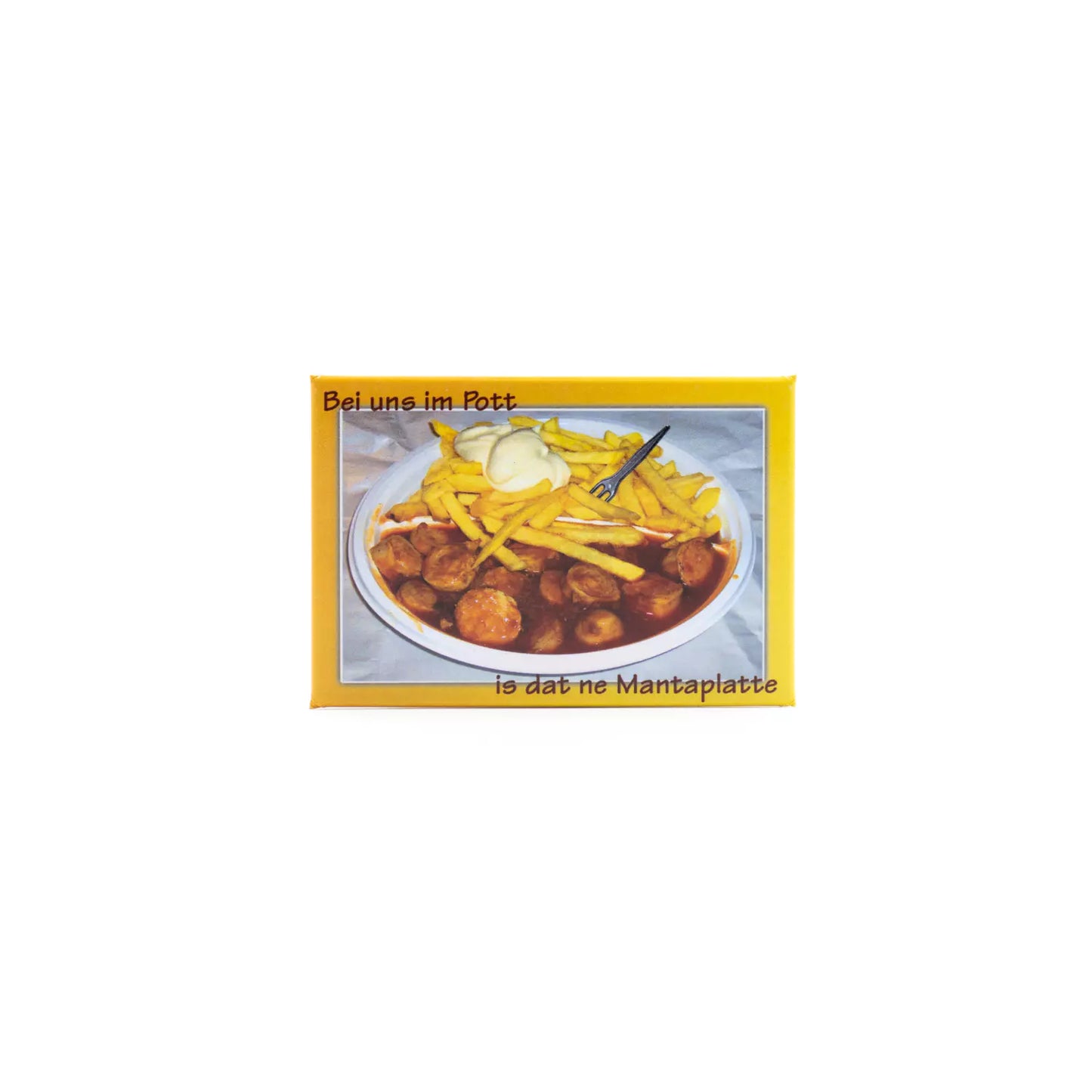 "Mantaplatte" Magnet