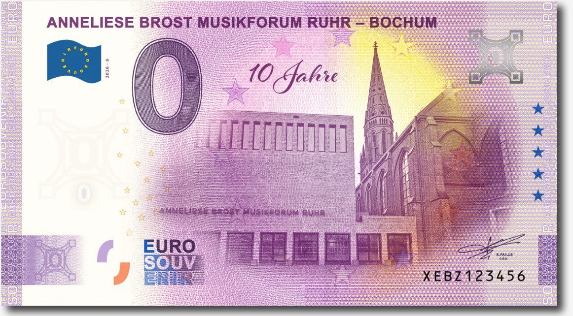10 Jahre Anneliese Brost Musikforum Ruhr Souvenirschein