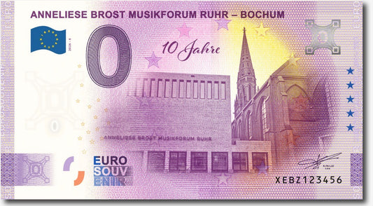 10 Jahre Anneliese Brost Musikforum Ruhr Souvenirschein