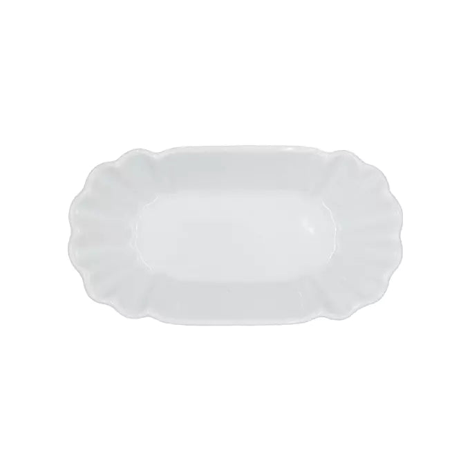 Pommesschale Porzellan, weiß