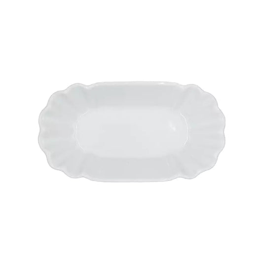 Pommesschale Porzellan, weiß