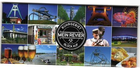 "Ruhrgebiet - Mein Revier- Glück Auf" Magnet