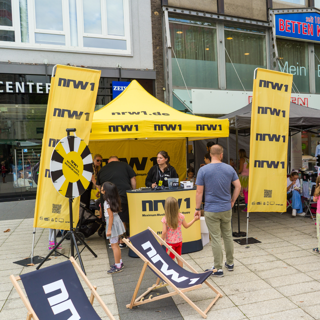 nrw1-Stand in der Bochum Innenstadt