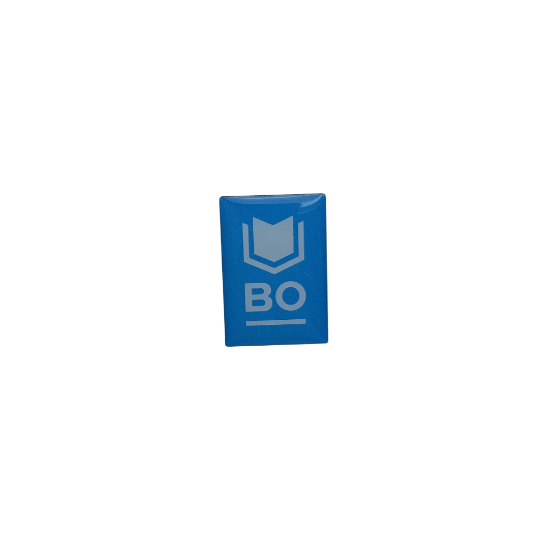 Bochum Logo Ansteckpin, weiß auf blau