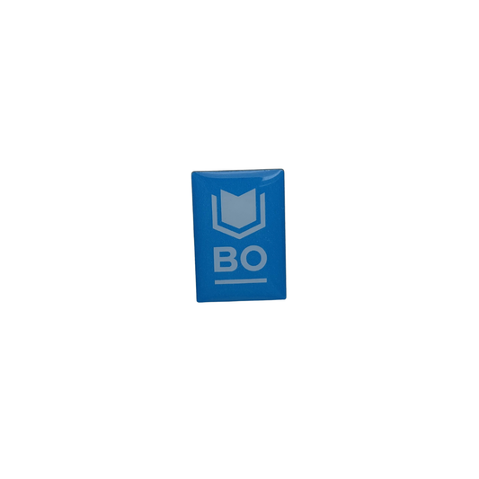 Bochum Logo Ansteckpin, weiß auf blau