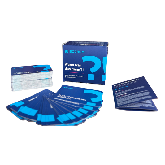 Wann war das denn? Bochum Quiz Kartenspiel